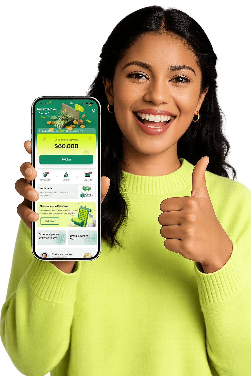 App Avanza Cred - Préstamos personales en línea México